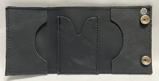 Leather Chain Wallet - From The Bottom Of My Heart IDGAF