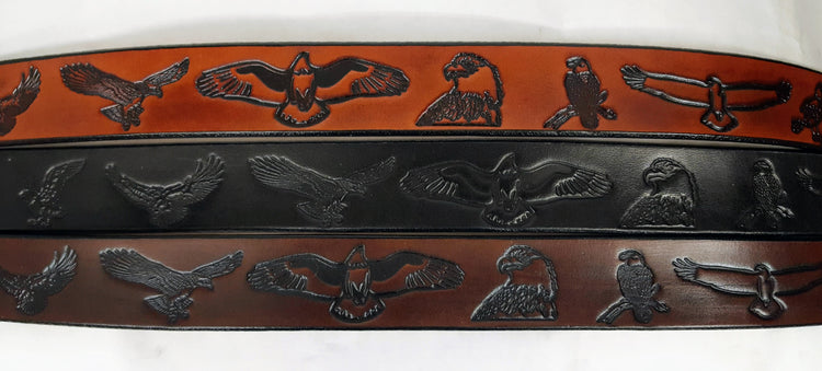 Leather Belts Embossed