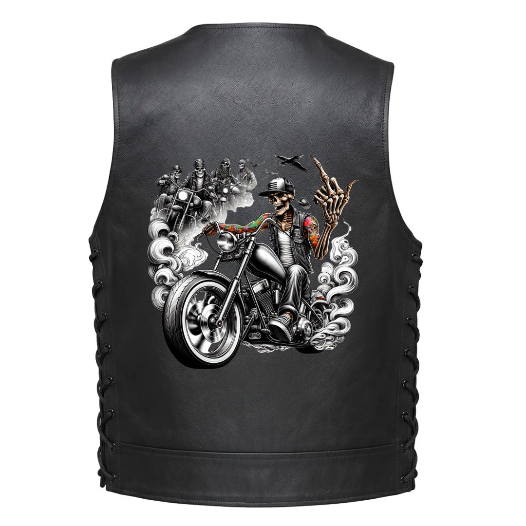 Leather Vests Biker Designs