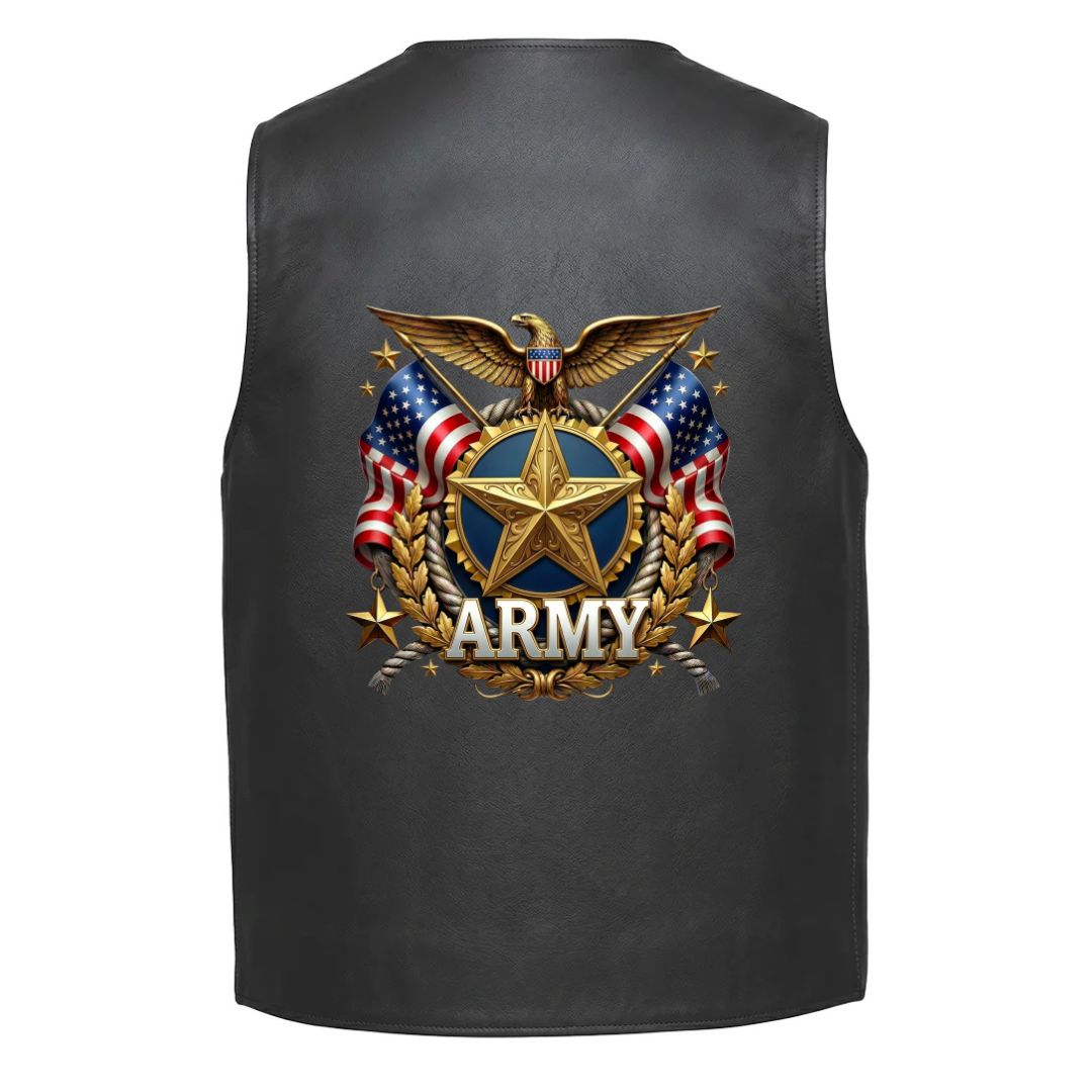 Leather Vests Military and Tradesman Designs