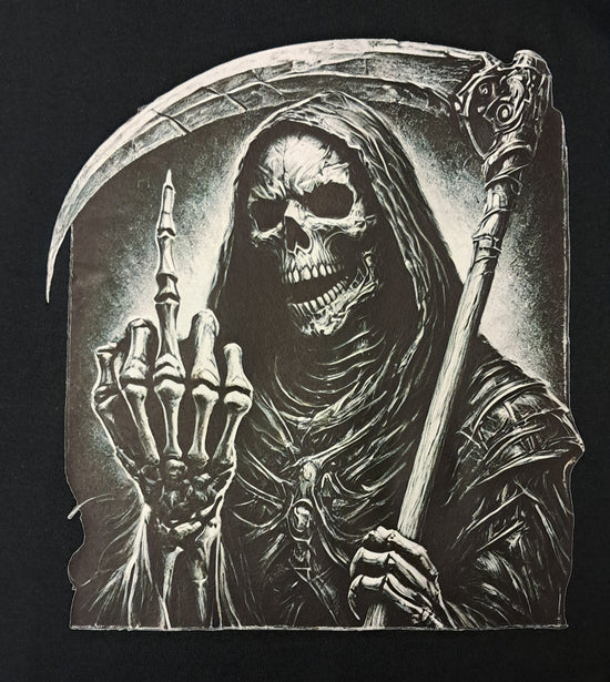 Short Sleeve T-Shirt - Reaper Middle Finger