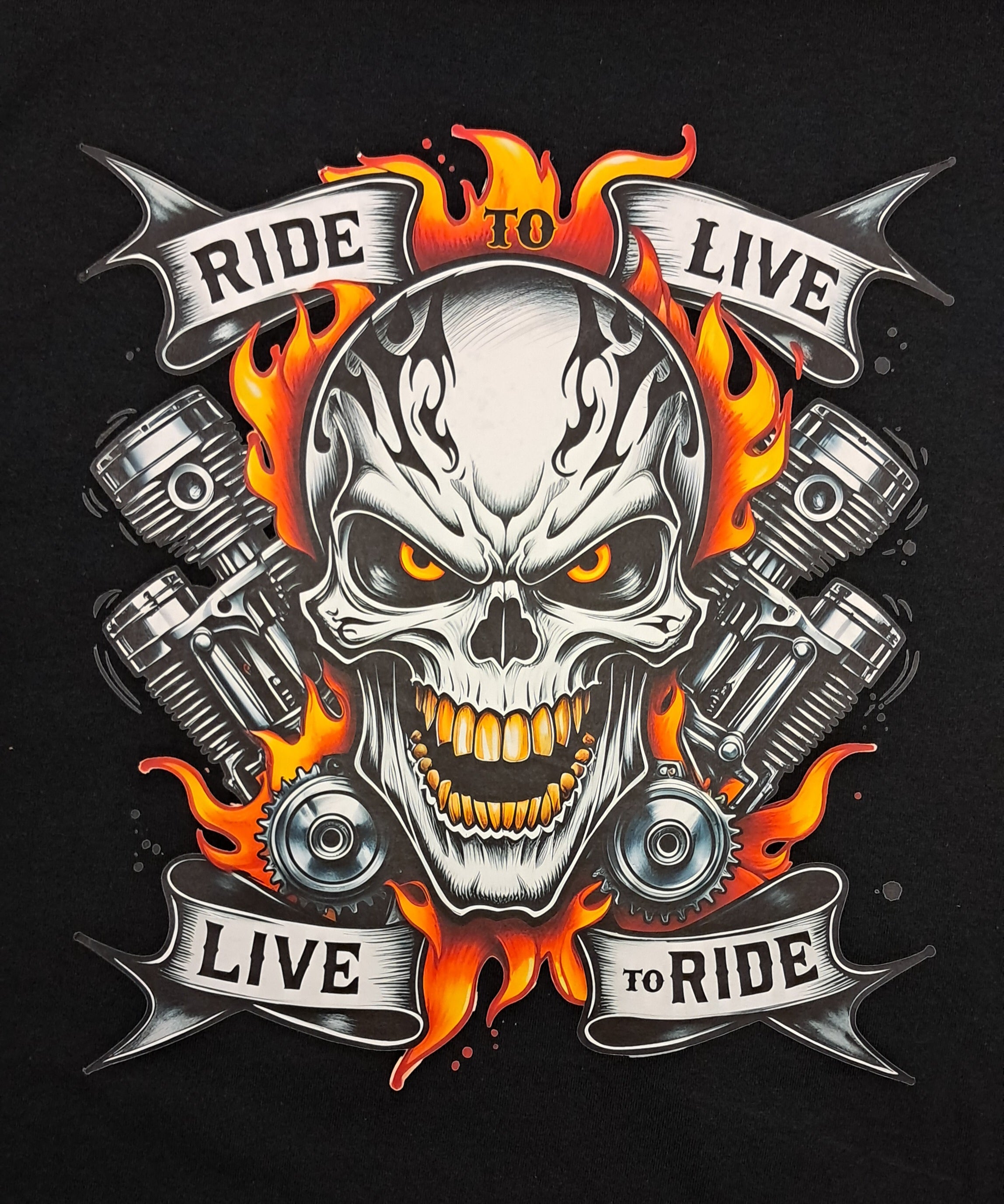 Short Sleeve T-Shirt - Ride To Live Live To Ride