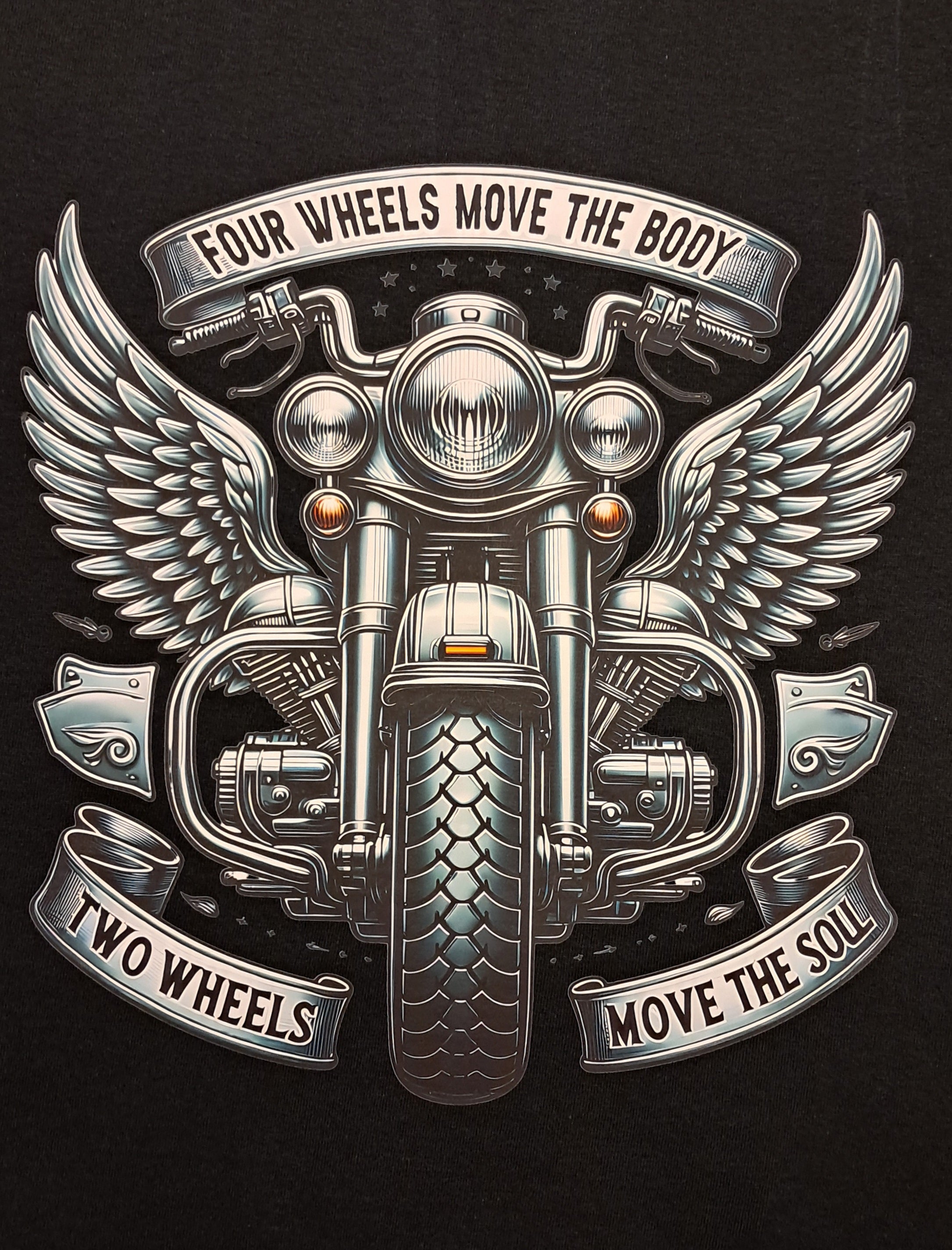 Short Sleeve T-Shirt -  Two Wheels Move The Soul