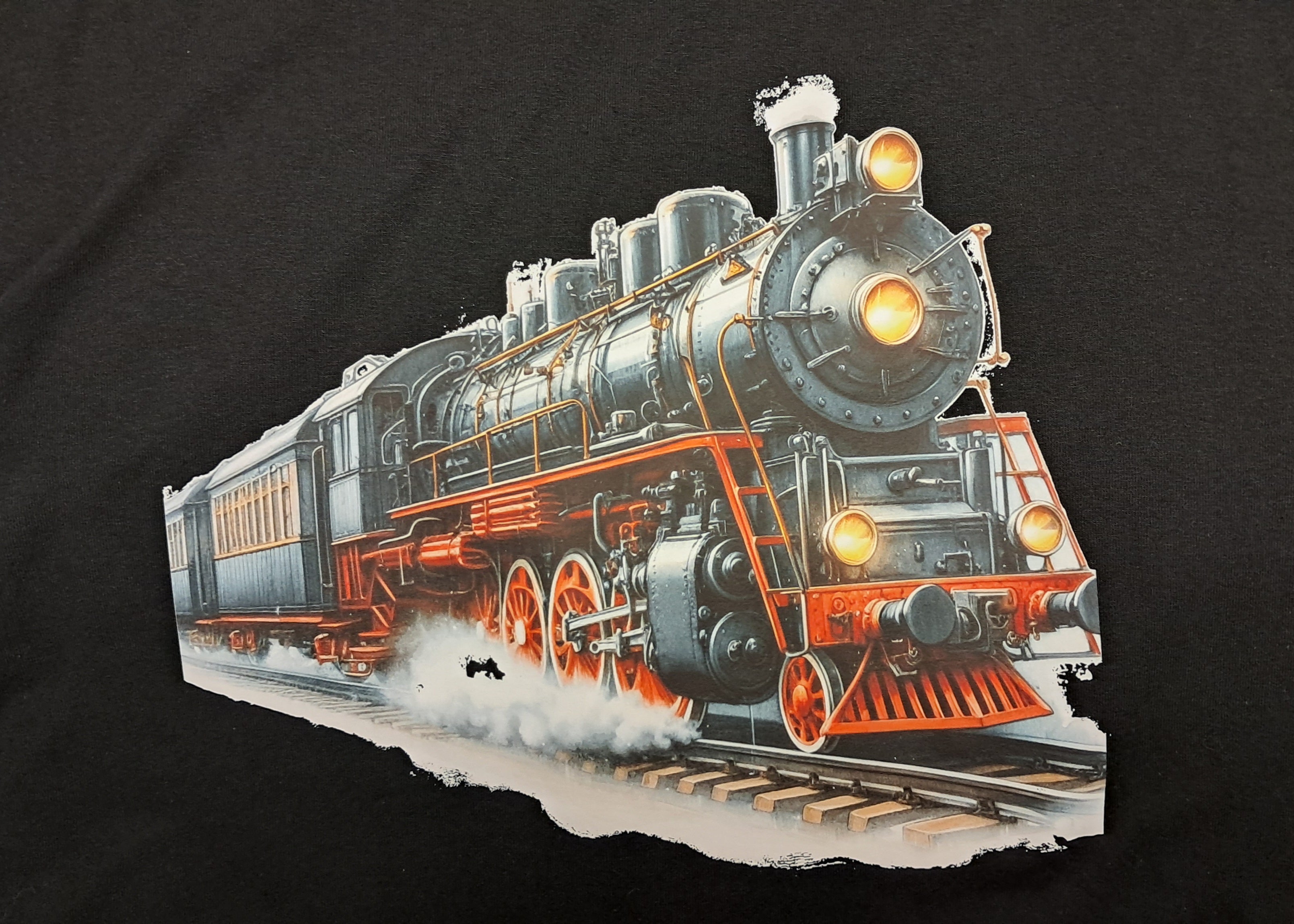 Short Sleeve T-Shirt -  Steam Locomotive
