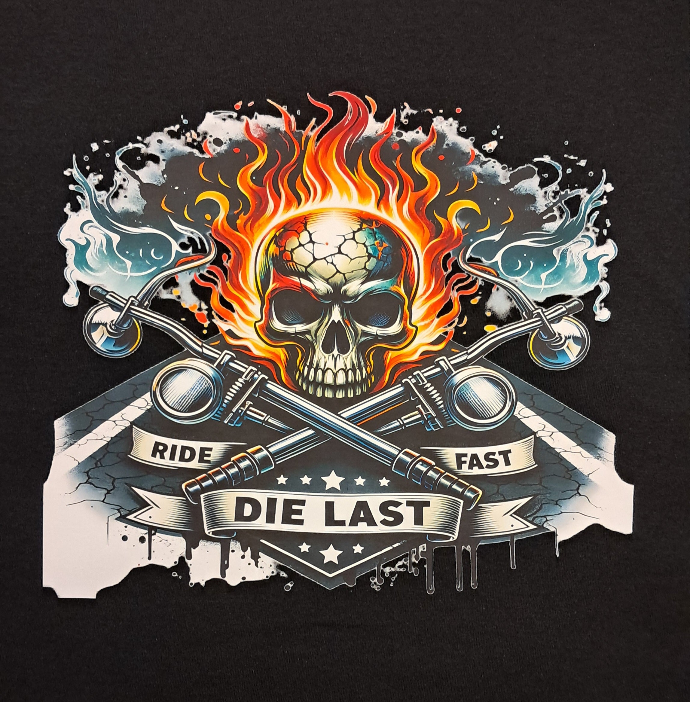 Short Sleeve T-Shirt -  Ride Fast Die Last
