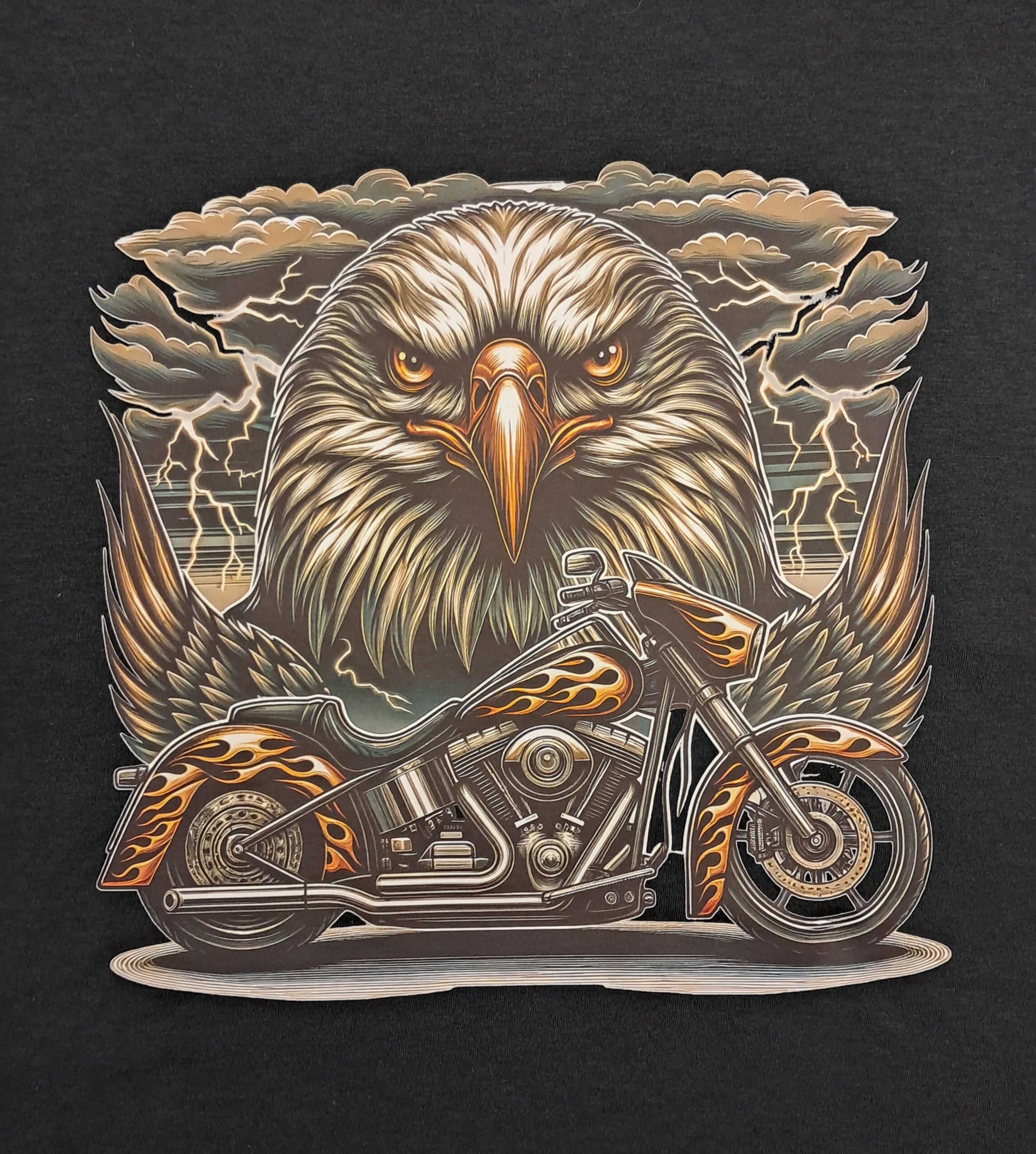 Short Sleeve T-Shirt -  Eagle Motorcycle