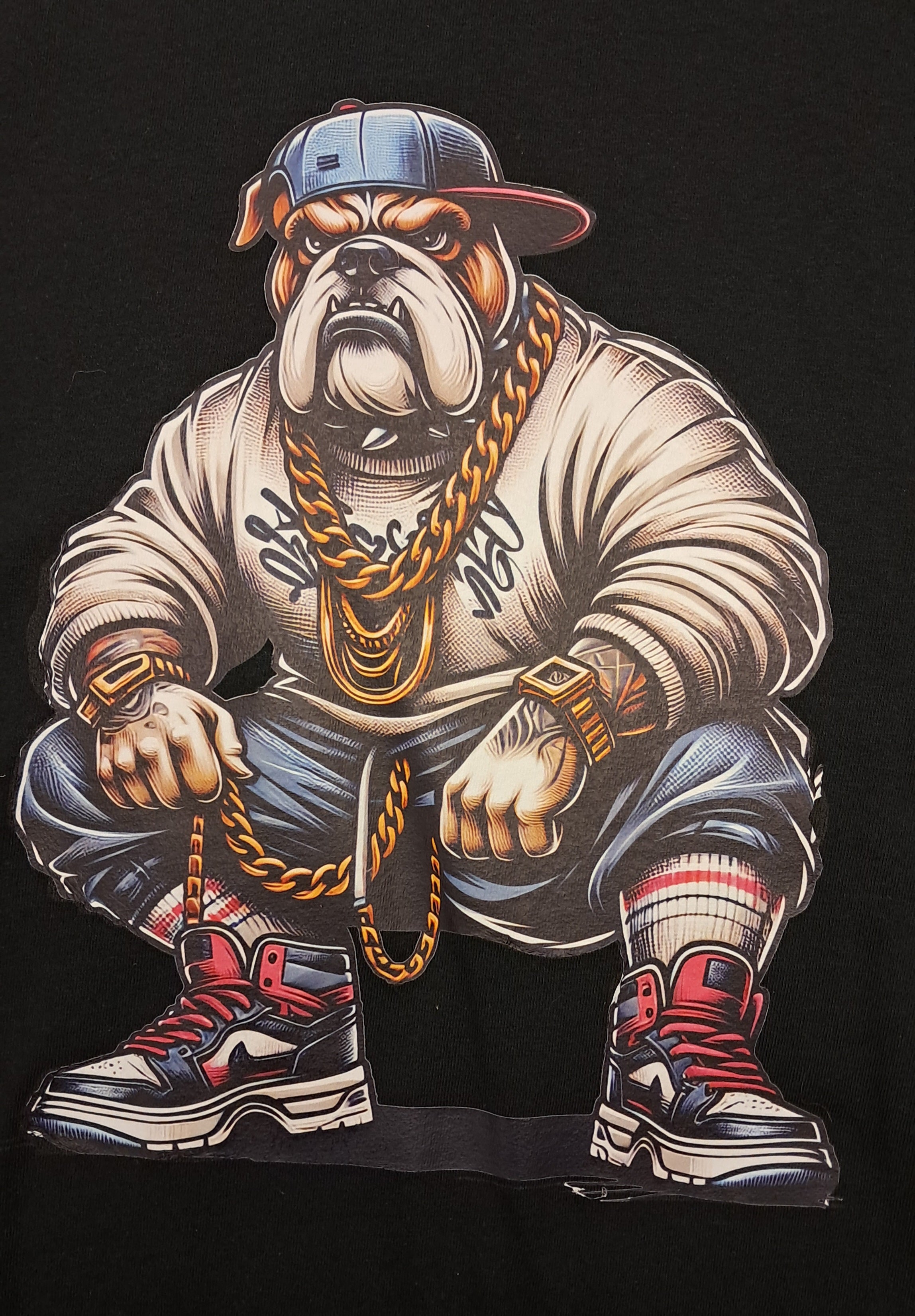Short Sleeve T-Shirt - Hip Hop Bull Dog