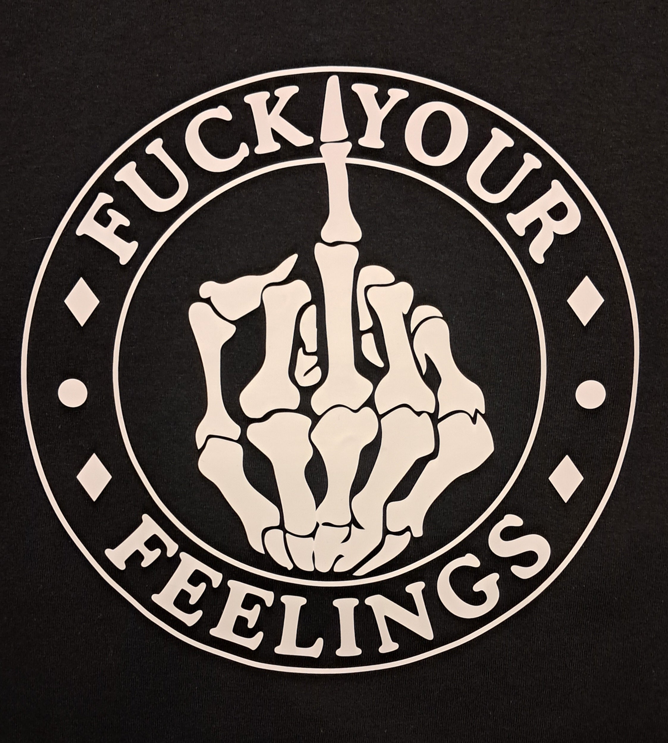 Short Sleeve T-Shirt - Fuck Your Feelings Middle Finger