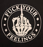 Short Sleeve T-Shirt - Fuck Your Feelings Middle Finger