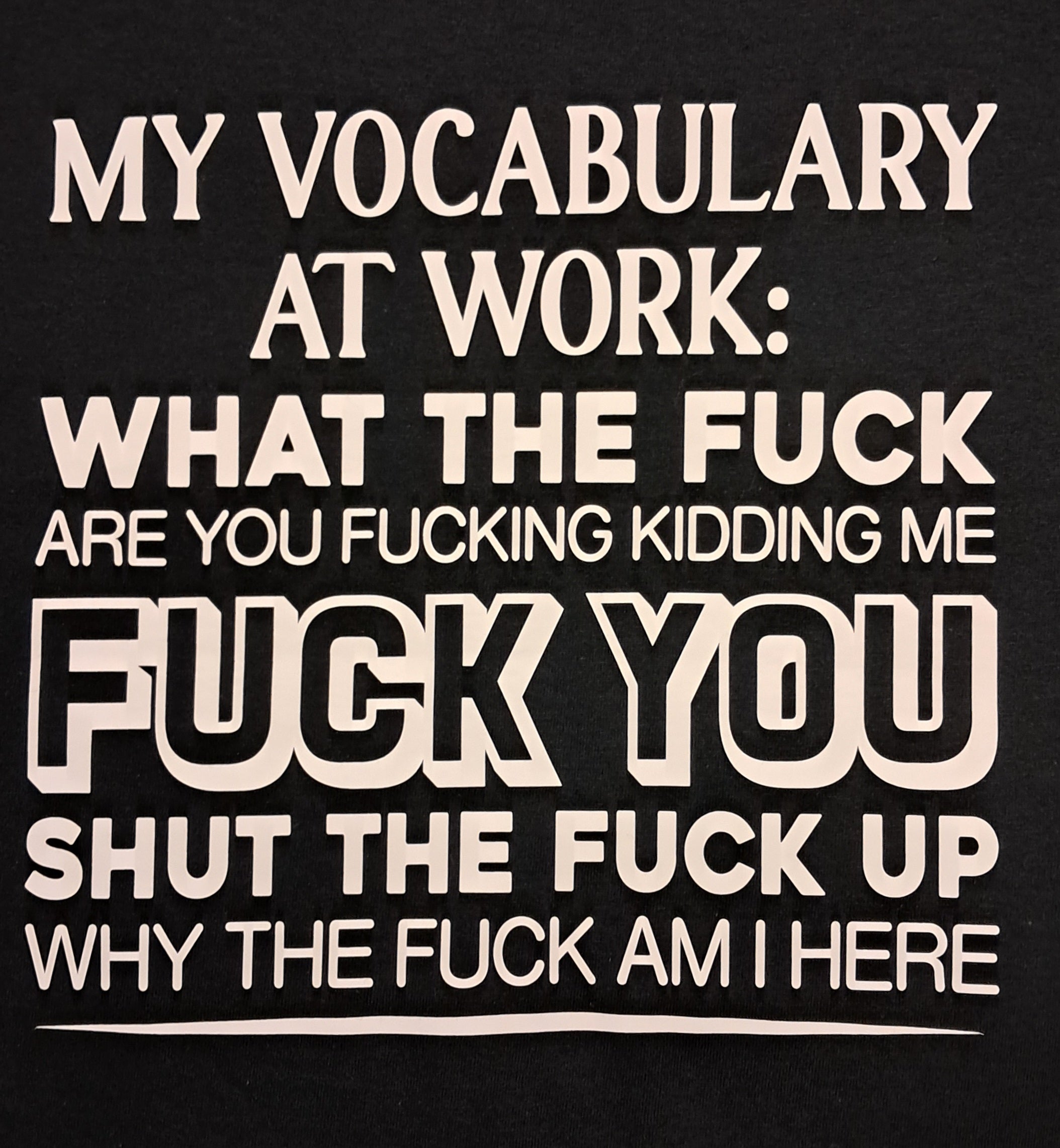 Short Sleeve T-Shirt - My vocabulary at work