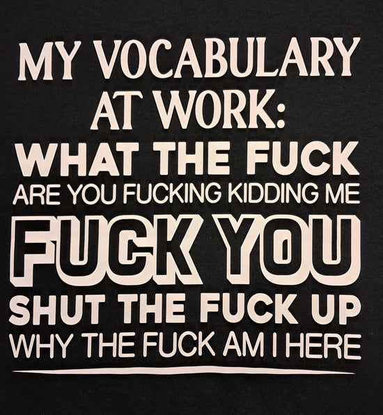Short Sleeve T-Shirt - My vocabulary at work