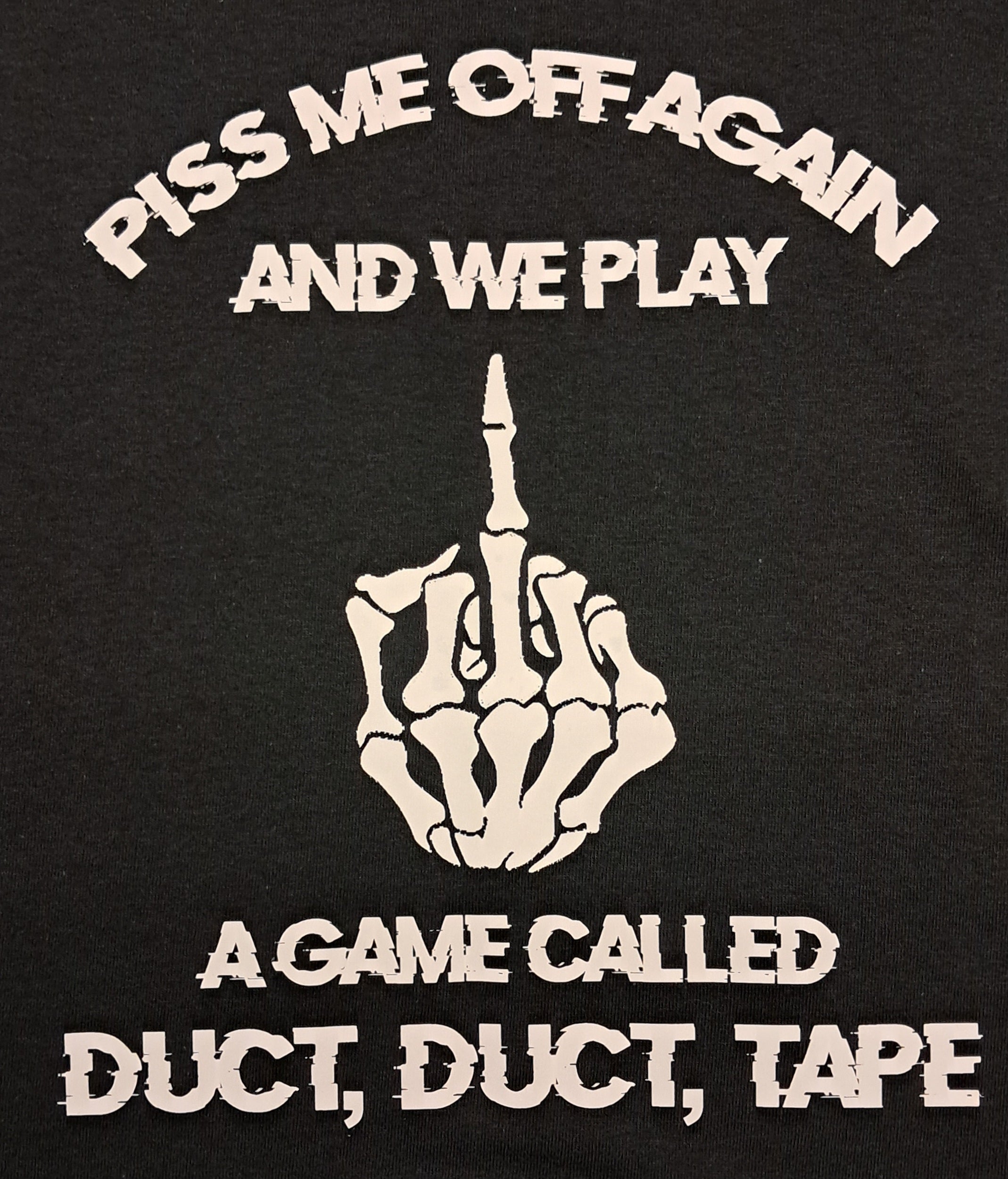 Short Sleeve T-Shirt - Piss me off again - Middle Finger