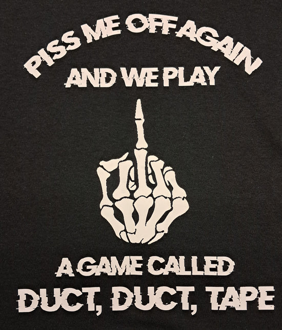 Short Sleeve T-Shirt - Piss me off again - Middle Finger