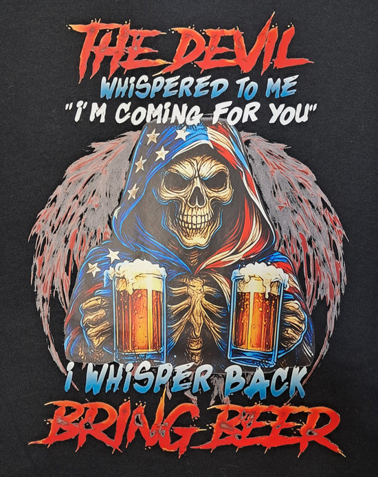 Short Sleeve T-Shirt -The Devil Whispered To Me