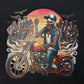 Short Sleeve T-Shirt -Biker Gang Middle Finger