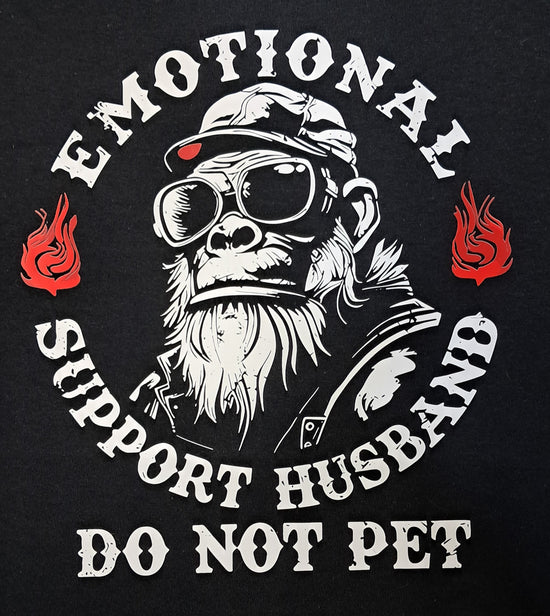 Short Sleeve T-Shirt - Emotional Support Husband Do Not Pet