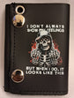 Leather Chain Wallet - I Don&