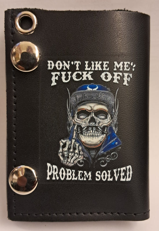 Leather Chain Wallet - Don&