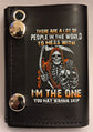 Leather Chain Wallet - There Are A Lot Of People In The World To Mess With I&