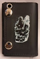 Leather Chain Wallet - Viking Sword Boat