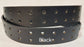Plain Leather Belt Double Hole 1 1/2" Wide Antique Copper Hardware