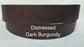 Plain Leather Belt 1 1/2" Wide Nickel plate Hardware