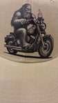 Baseball Hat - Big Foot - Middle Finger Motorcycle