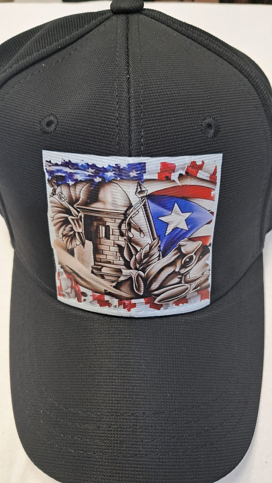 Baseball Hat - Puerto Rico - Flag