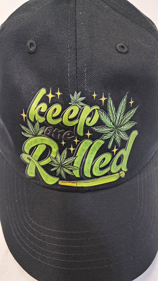 Baseball Hat - Weed Keep One Rolled