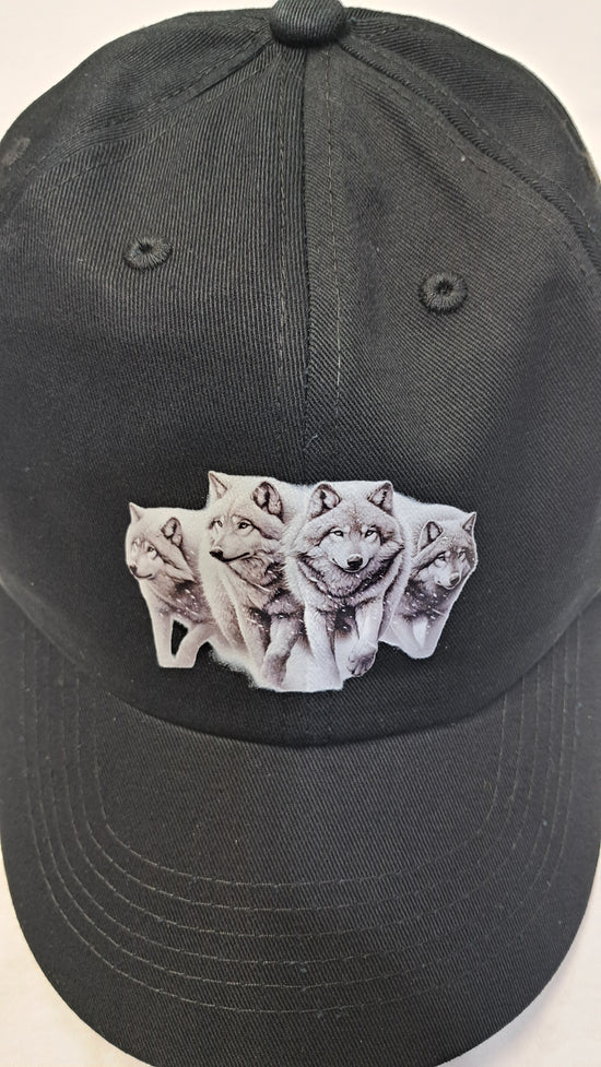 Baseball Hat - 4 Wolves