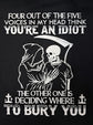 Short Sleeve T-Shirt - Four Out Of The Five Voices In My Head Think You&