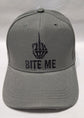 Baseball Hat - Bite Me Middle Finger