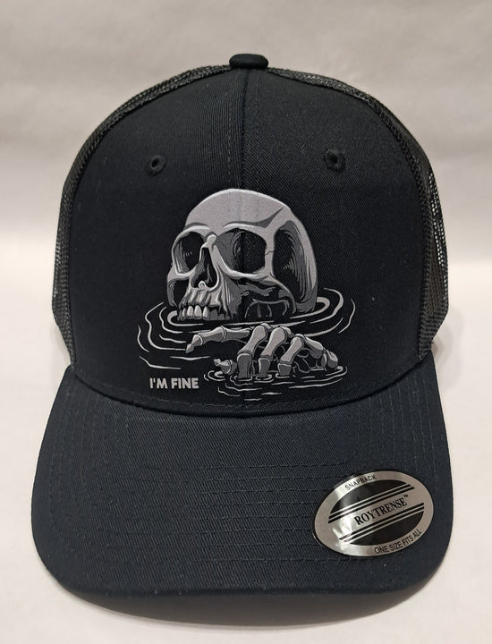 Baseball Hat - Drowning Skull - I&