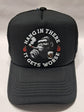 Baseball Hat - Hang In There It Gets Worse Gorilla Smoking
