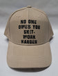 Baseball Hat - No One Owes You Shit. Work Harder