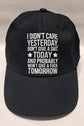Baseball Hat - I Didn&