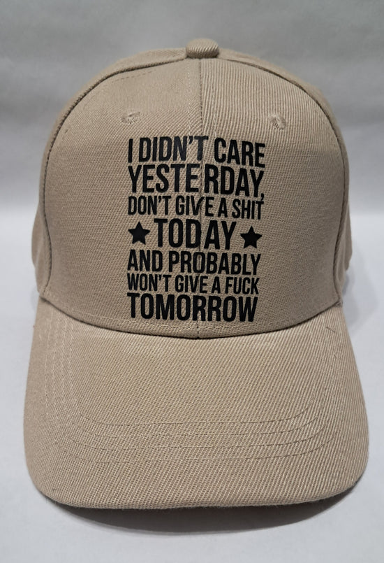 Baseball Hat - I Didn&