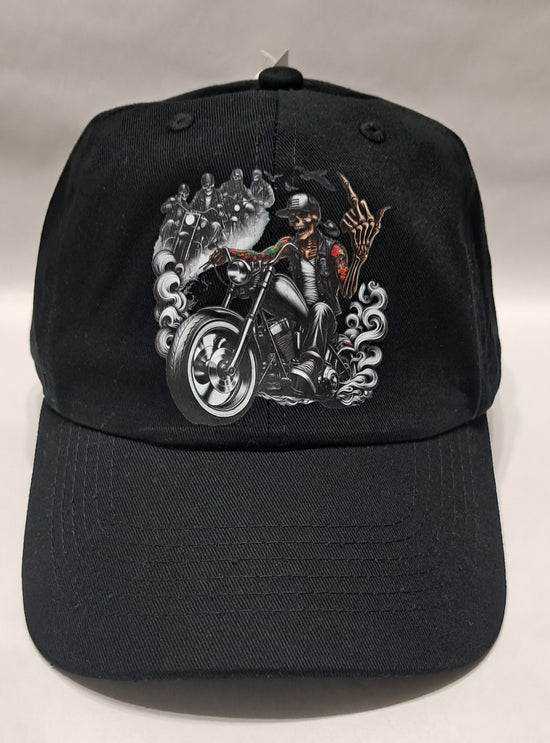Baseball Hat - Biker Motorcycle Middle Finger