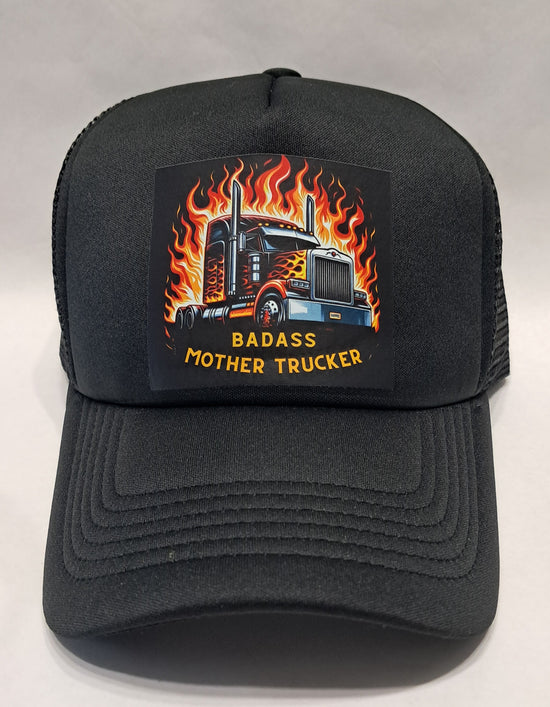 Baseball Hat - Badass Mother Trucker