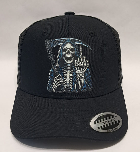 Baseball Hat - Reaper Middle Finger