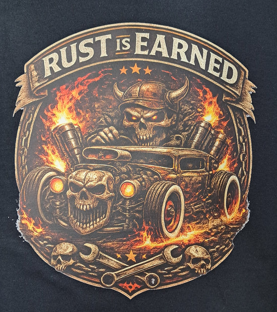 Short Sleeve T-Shirt - Mechanic Rust Is Earned