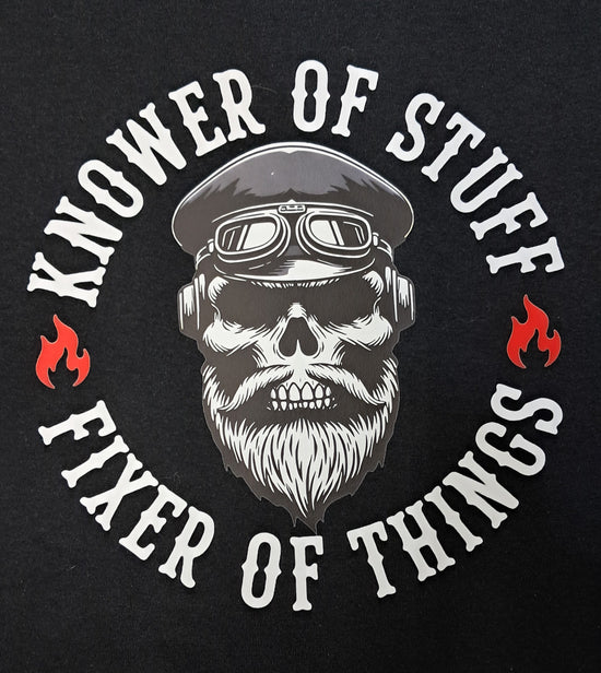 Short Sleeve T-Shirt - Knower Of Stuff Fixer Of Things