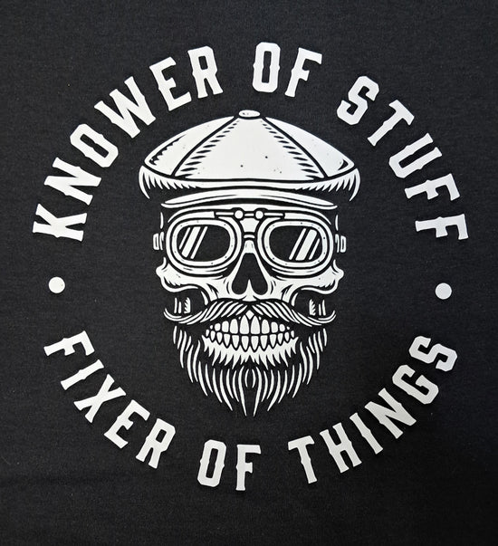 Short Sleeve T-Shirt - Knower Of Stuff Fixer Of Things