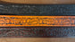 Embossed Leather Belt 1 1/2" Acorn & Leaf