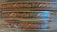 Embossed Leather Belt 1 1/2" Fish