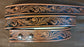 Embossed Leather Belt 1 1/2" Scroll