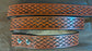 Embossed Leather Belt 1 1/2" Basketweave 3