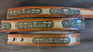 Embossed Leather Belt 1 1/2" Skulls 3 - 2 TC