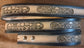 Embossed Leather Belt 1 1/2" Skulls 4 - 2 TC
