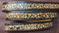 Embossed Leather Belt 1 1/2" Skulls - 2 TC